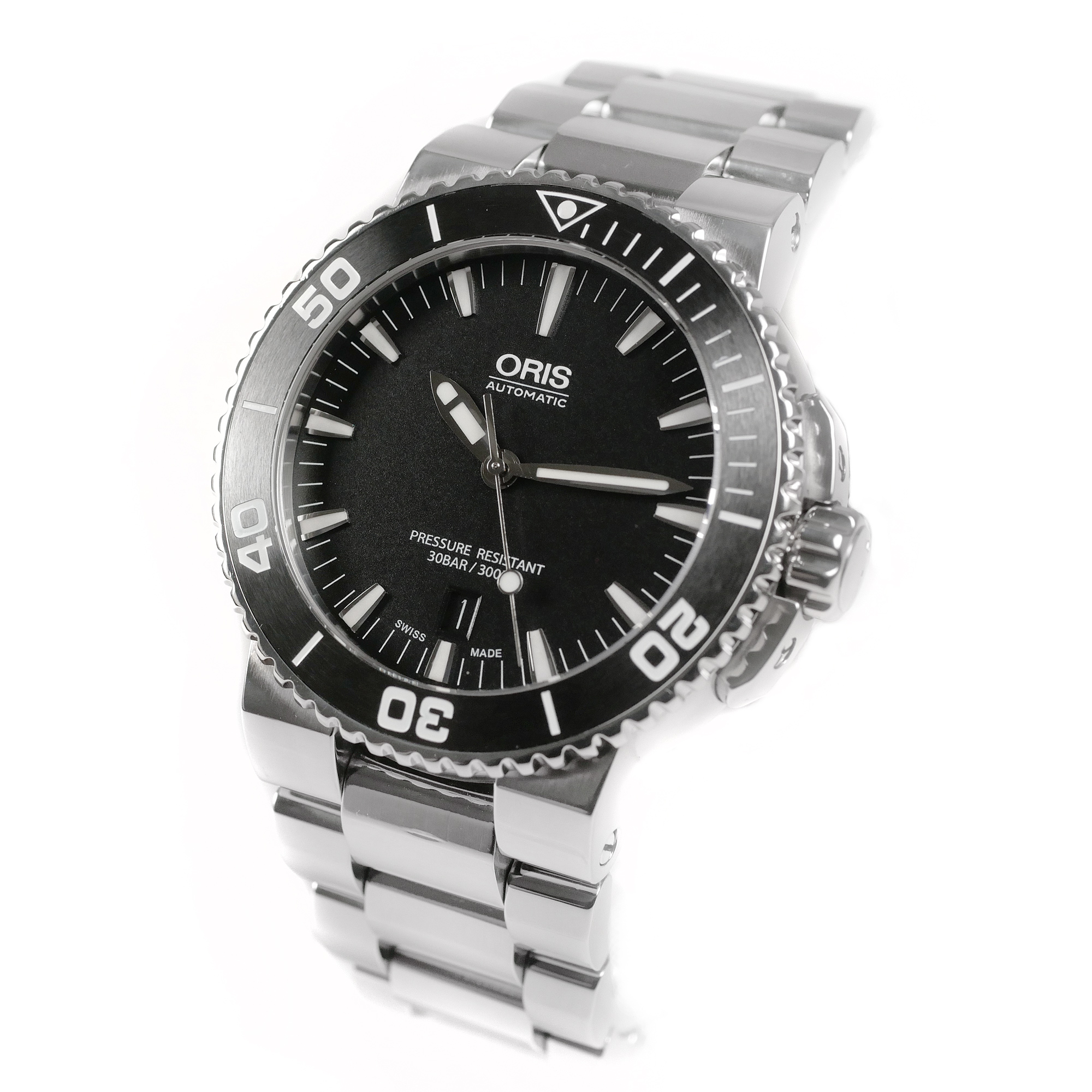 Oris Aquis Date 43mm Men's Automatic Swiss Watch 01 733 7653 4154-07 8 26 01PEB